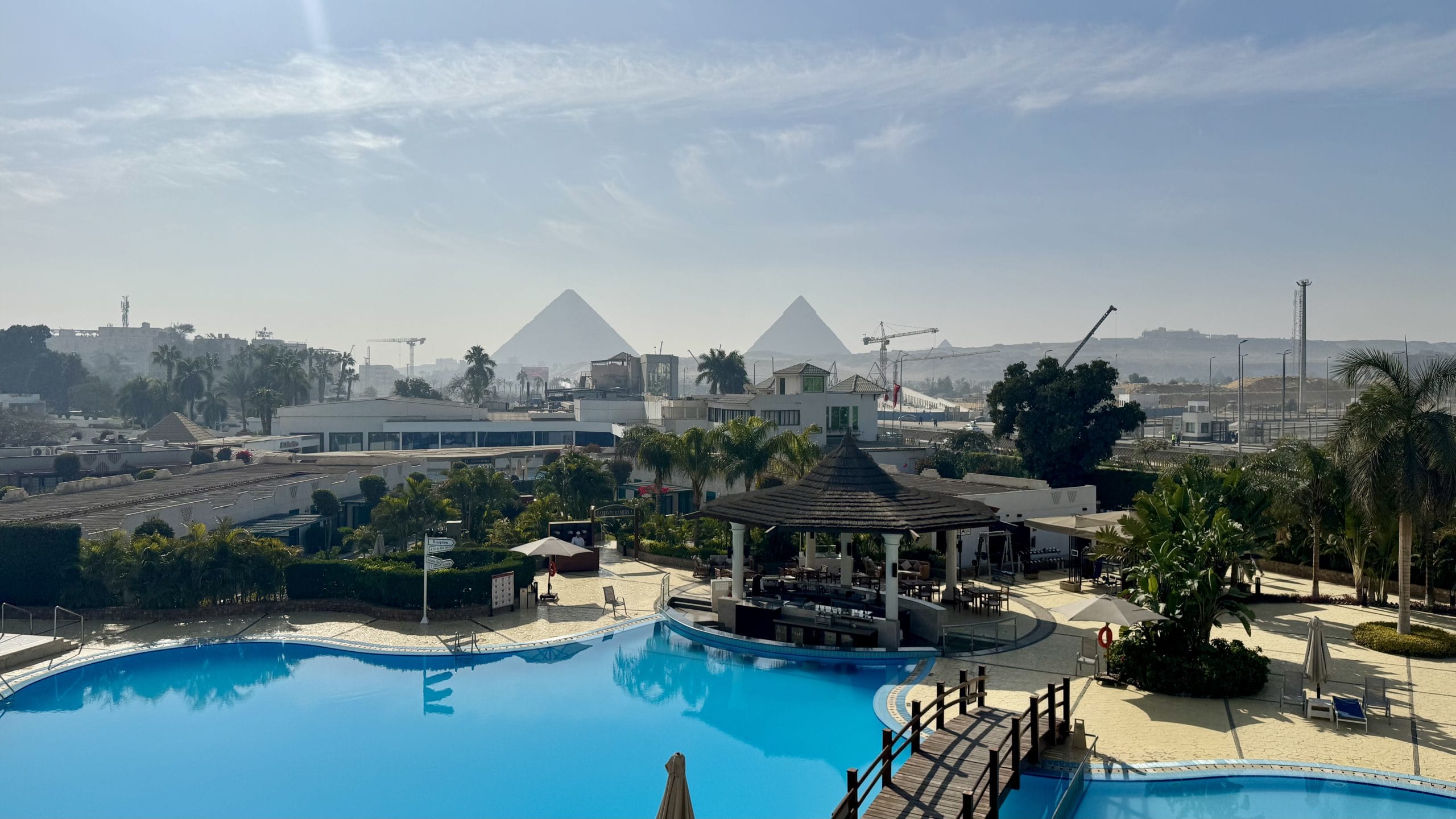 シュタイゲンベルガー ピラミッド カイロからの景色