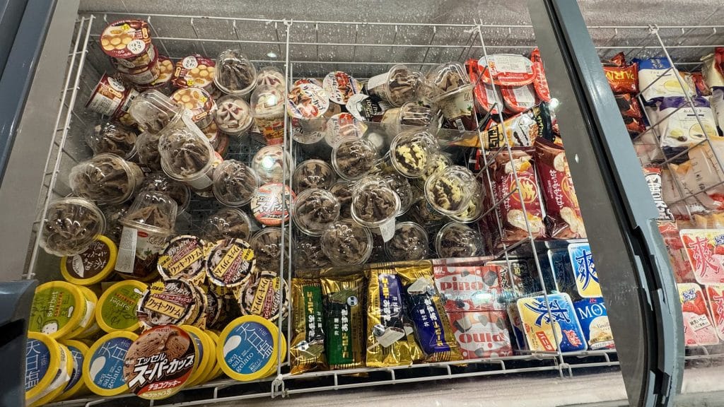ドバイの1004のアイスクリームコーナー