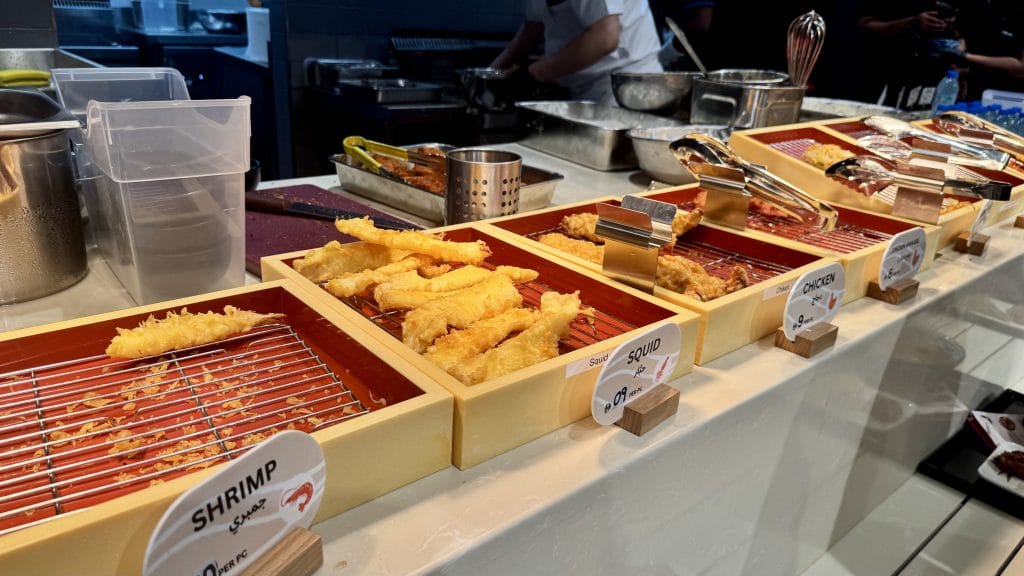 ドバイの丸亀製麺:揚げ物