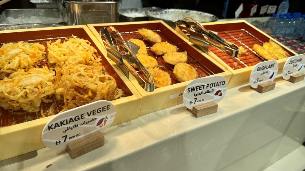 ドバイの丸亀製麺:揚げ物