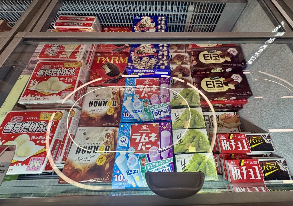 ドバイモールの【Hippo Box】:アイスクリームコーナー