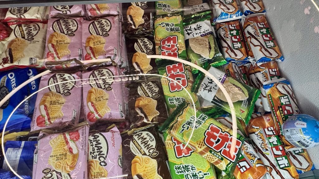 ドバイモールの【Hippo Box】:アイスクリームコーナー