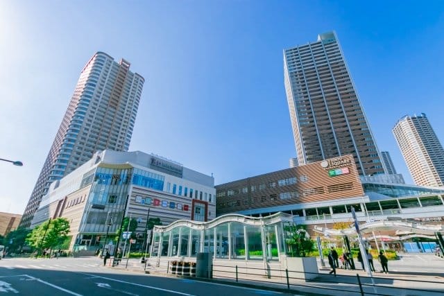 川崎駅周辺の街並み