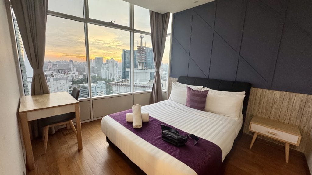 マレーシアのKLCCにあるSky Suites KLCC by Asiapexの寝室