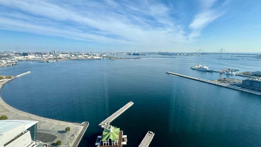 横浜グランドインターコンチネンタルからの眺め