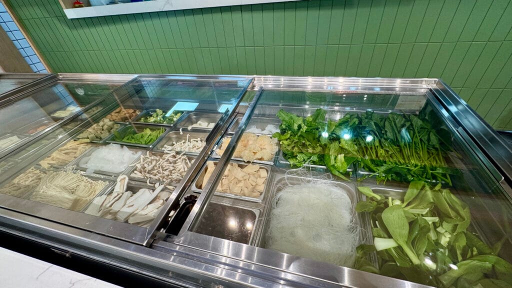 『We Asian Hall』のHot Pot(鍋)の具材